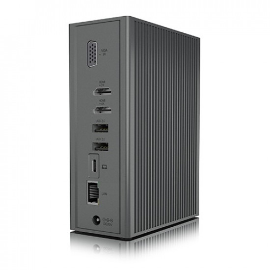 ICY BOX IB-DK2262AC 14in1,USB,LAN,HDMI,VGA,