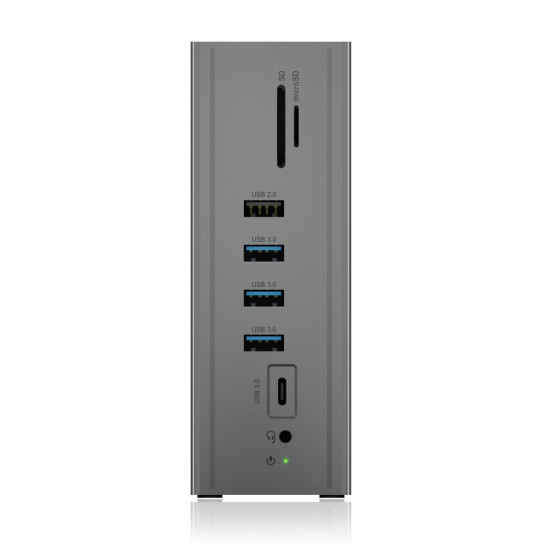 ICY BOX IB-DK2262AC 14in1,USB,LAN,HDMI,VGA,