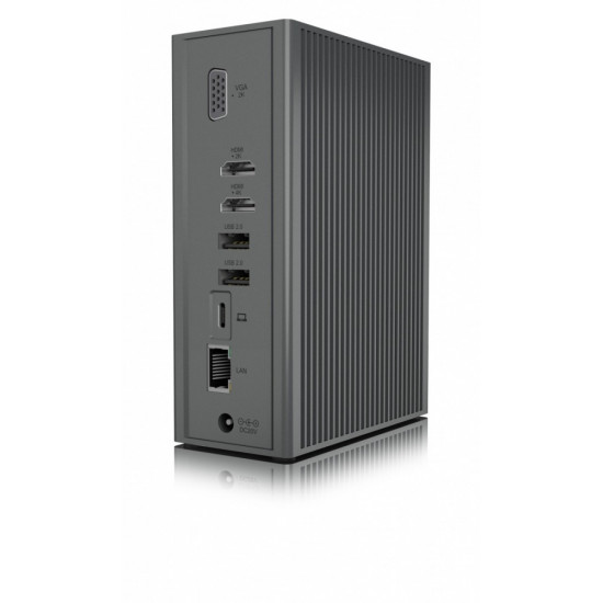 ICY BOX IB-DK2262AC 14in1,USB,LAN,HDMI,VGA,