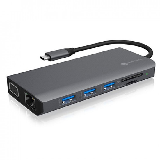 ICY BOX IB-DK4070-CPD 12in1,2xHDMI,AUDIO,CR,V