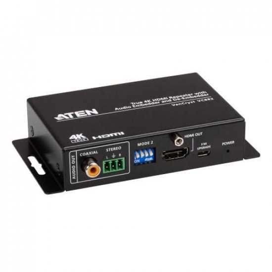 True 4k HDMI repeater with audio embedee