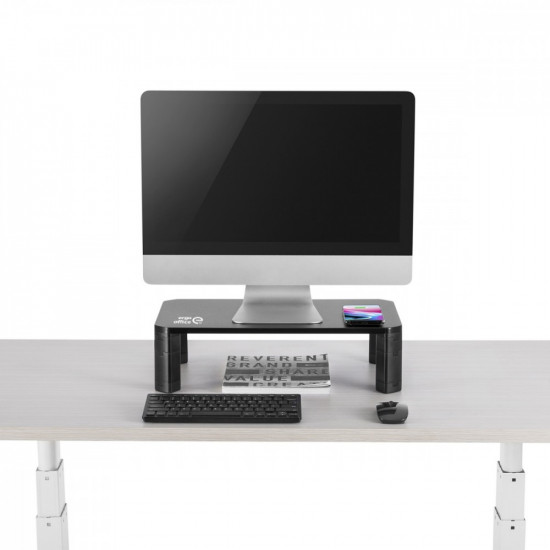 Monitor stand with QI Ergo Office ER-415