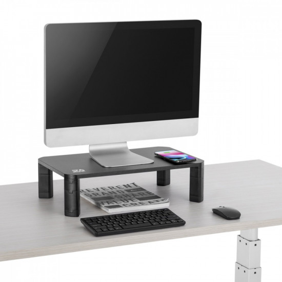 Monitor stand with QI Ergo Office ER-415