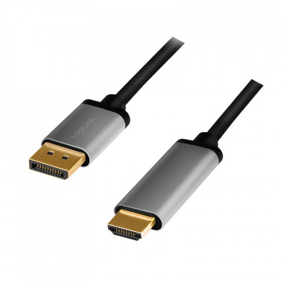 Displayport to HDMI 4K/60Hz, alu, 2m