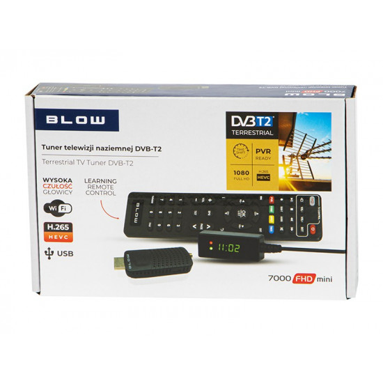 Tuner DVB-T2 7000 FHD MINI H.265