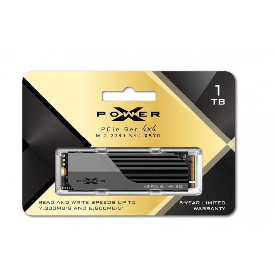 Disc SSD XPOWER XS70 1TB 7300/6000MB/s M.2 PCIe 4x4 NVMe 1.4