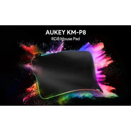 AUKEY KM-P8 RGB M Gamin g Mouse Pad 450x400x4mm