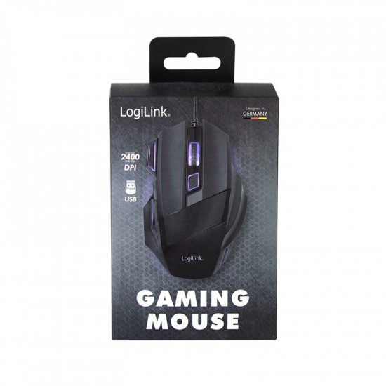 Optical USB gaming mouse 2400 dpi, black