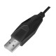 Optical USB gaming mouse 2400 dpi, black