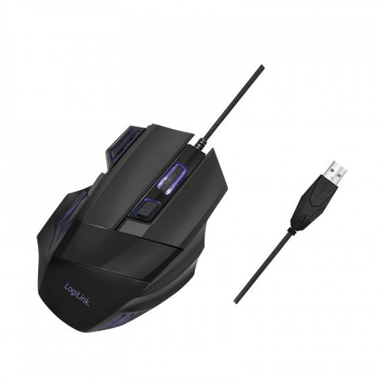 Optical USB gaming mouse 2400 dpi, black