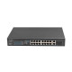 Switch 16X 100MB POE+/2X combo unmanagedrack 19-inch gigabit ethernet 150W