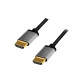 HDMI cable 4K/60Hz, alu , black, 3m