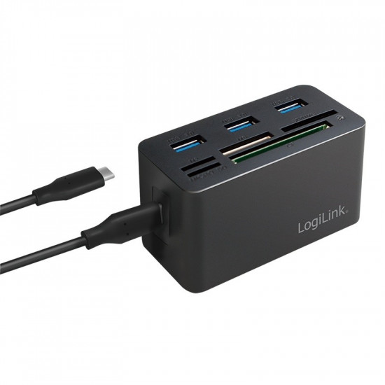 USB3.2 Gen 1 docking sta tion, 8-port, mini,blac