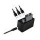 USB3.2 Gen 1 docking sta tion, 8-port, mini,blac
