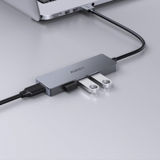 HUB CB-H3 USB-A aluminum | Ultra Slim | 4w1 | 4xUSB 3.0 | 5Gbps