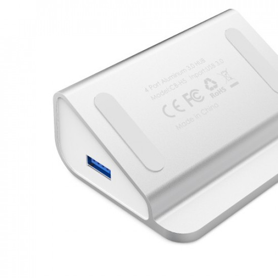 Hub CB-H5 USB aluminum | 4xUSB 3.0 | 5Gbps