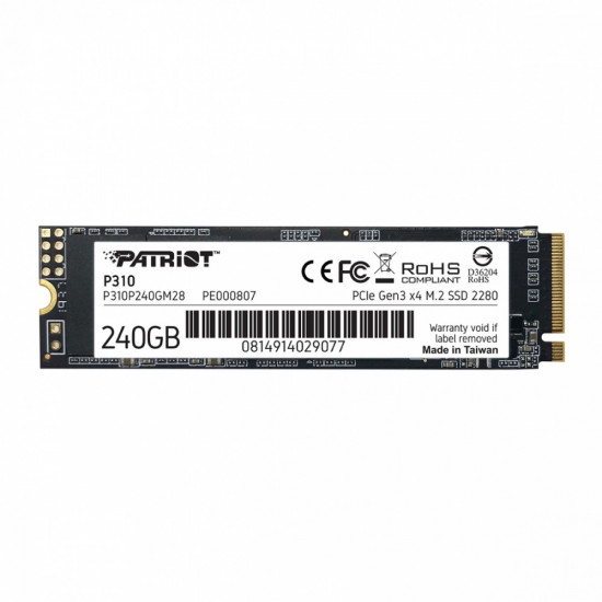 SSD drive P310 240GB M.2 2280 1700/1000 PCIe NVMe Gen3 x 4