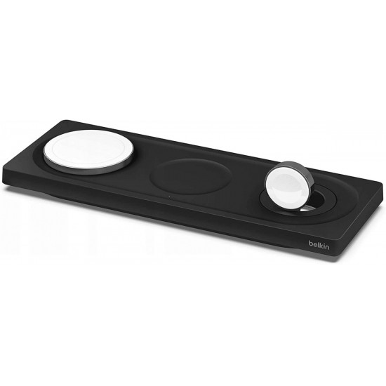 Wireless Charging Pad with MagSafe 3in1 black