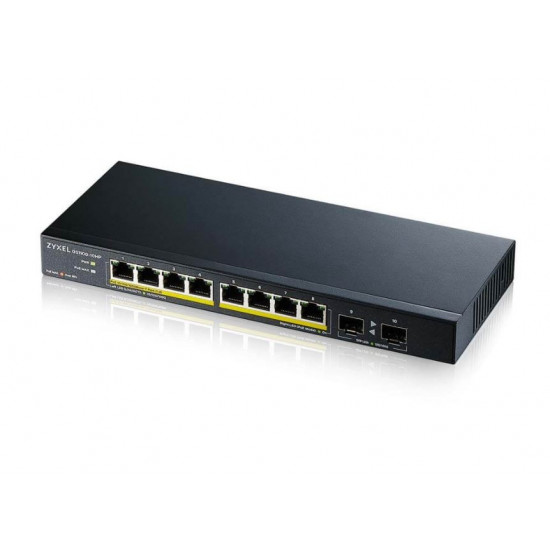 GS1100-10HP-EU0102F 120W PoE 8xGigabit 2xFiber Uplilk Switch