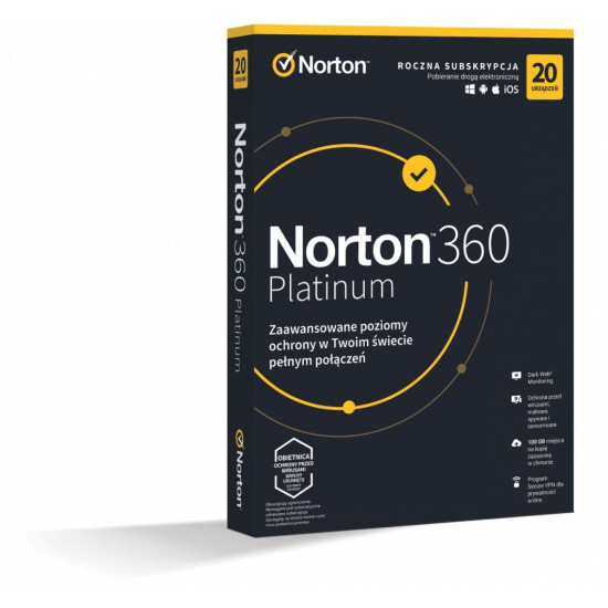 360 Platinum 100GB PL 1User 20Devices 1Year 21427517