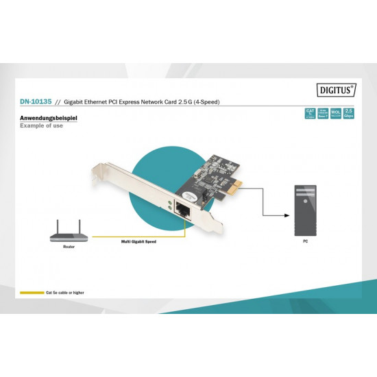 PCI Express Network Card DN-10135