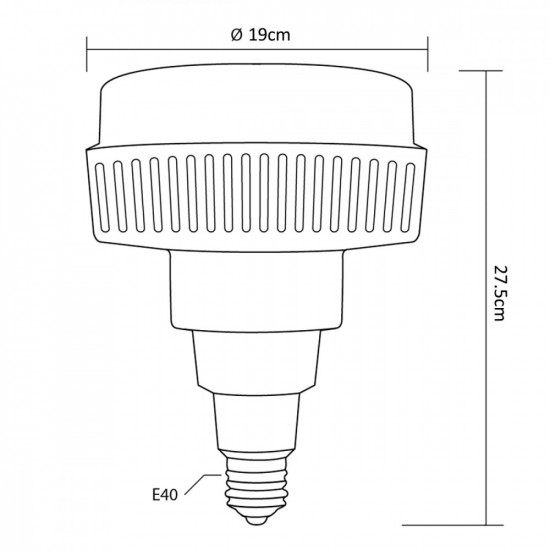 LED bulb E40 95W 230V Maclean MCE305 CW