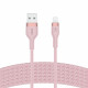 Cable BoostCharge USB-A for Lightning silicone 3m, pink