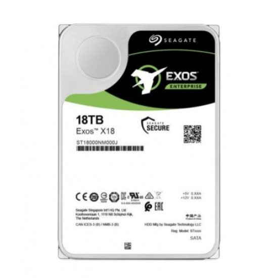 Drive Exos X18 10TB 4Kn SATA 3,5 ST10000NM018G