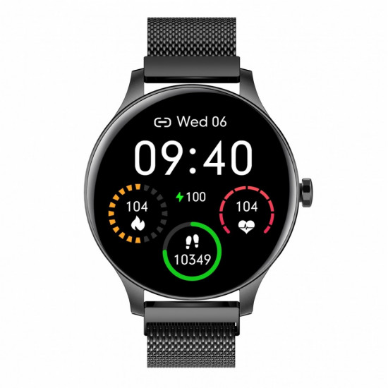 Smartwatch Classy black steel