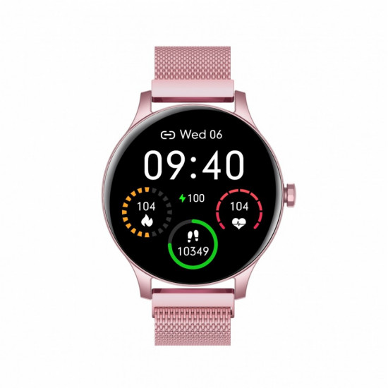 Smartwatch Classy pink steel