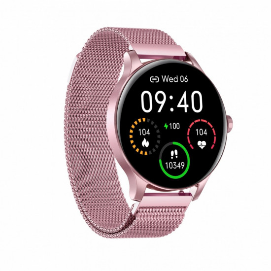 Smartwatch Classy pink steel
