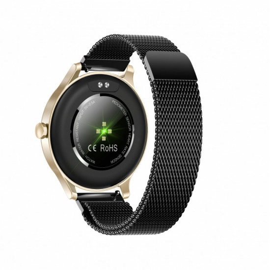 Smartwatch Classy gold-black steel