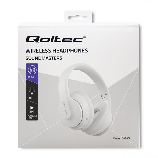 Wireless headphones with microphone, BT 5.0 AB