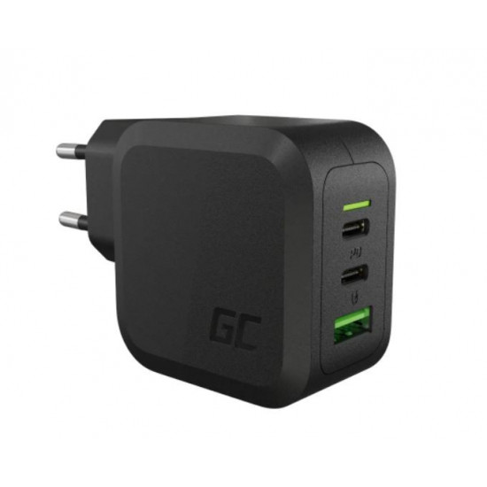 PowerGaN 65W PD 3.0 QC 3.0 2xUSB-C 1xUSB-A wall charger