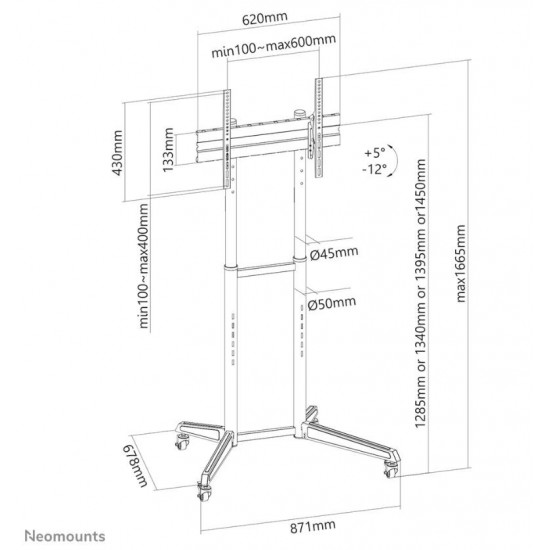 TV SET ACC FLOOR STAND 37-70