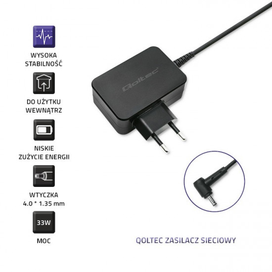 Power adapter for ultrabook Asus 33W, 19V