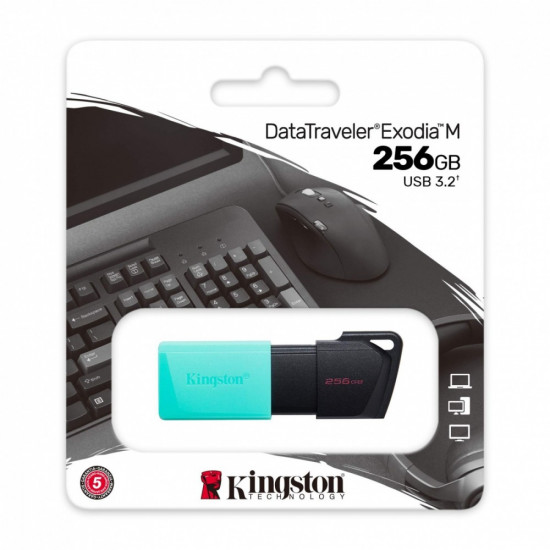 Pendrive Data Traveler Exodia M 256GB USB3.2 Gen1