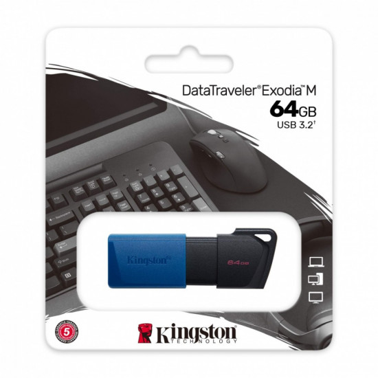 Pendrive Data Traveler Exodia M 64GB USB3.2 Gen1 