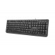 Keyboard Trout Slim black USB CZ/SK