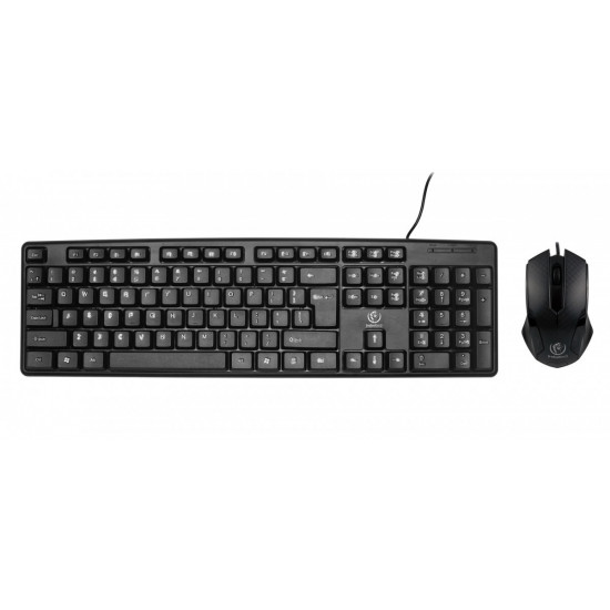 Combo keyboard+mouse USB Simson 1,8m