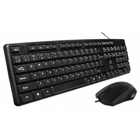 Combo keyboard+mouse USB Simson 1,8m