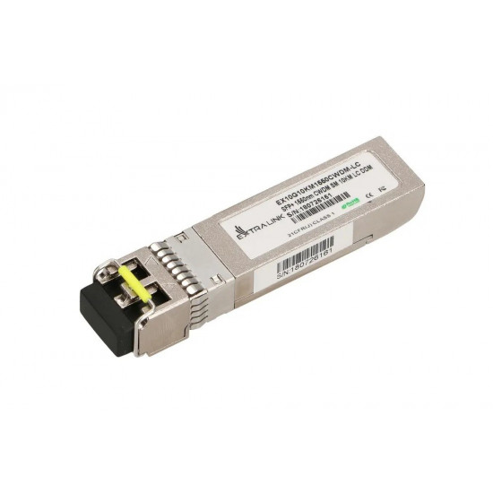 10Gbps SFP+ CWDM Module, 1550nm, single mode, 10km, LC, DDM