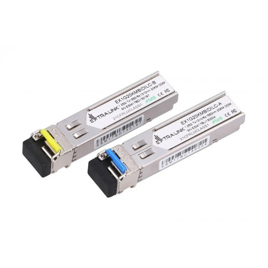 Modules SFP 1.25G WDM 1310/1550nm 20km