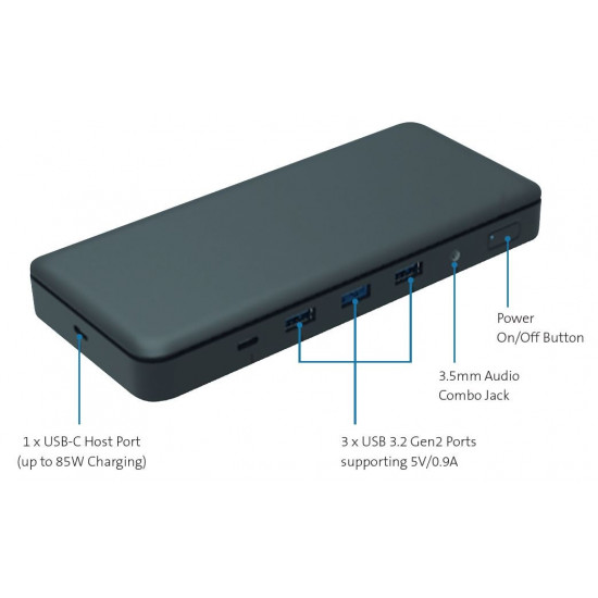 Universal docing statio n SD4839P USB-C PD 85W