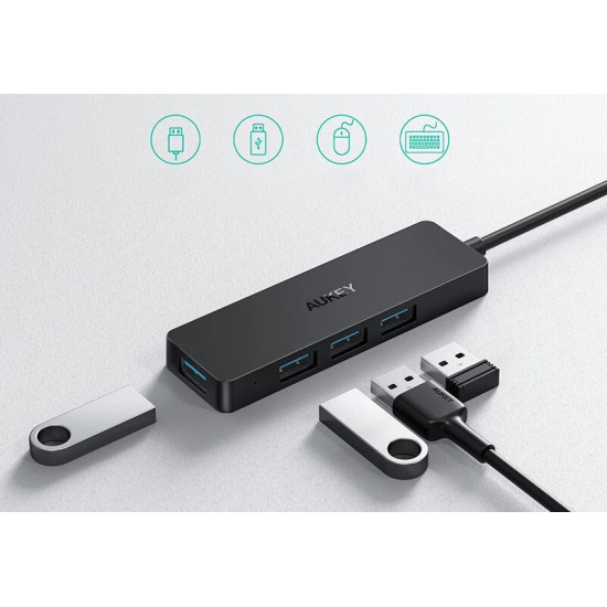 Hub USB-A CB-H39 | Ultra Slim | 4w1 | 4xUSB 3.0 | 5Gbps