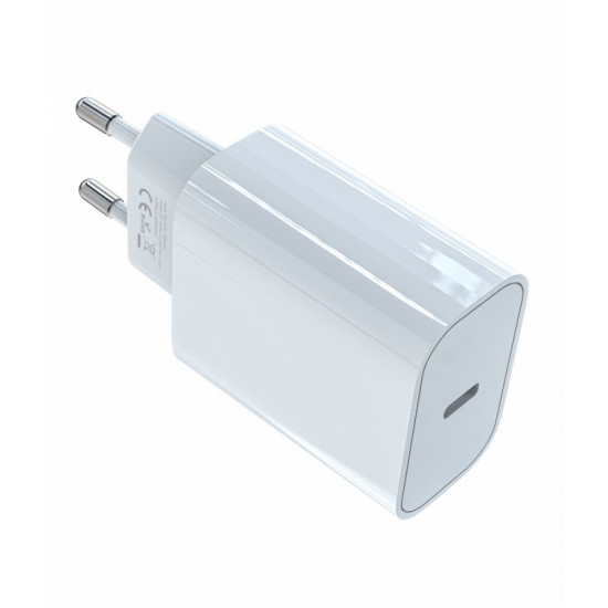 Universal charger USB C 20W Power Delivery white