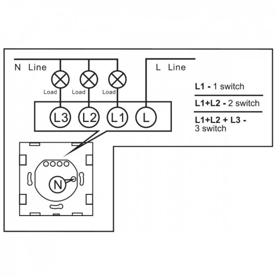 Wifi 2-fold touch light switch MCE714B