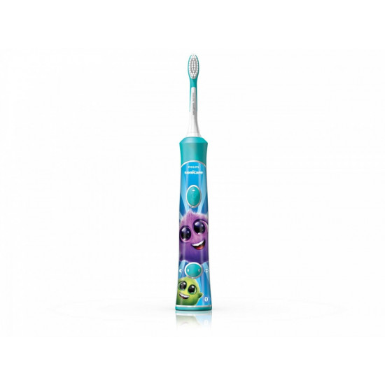 Philips Sonicare For Kids Sonic electric toothbrush HX6322/04 Built-in Bluetooth® Coaching App 2 brush heads 2 modes