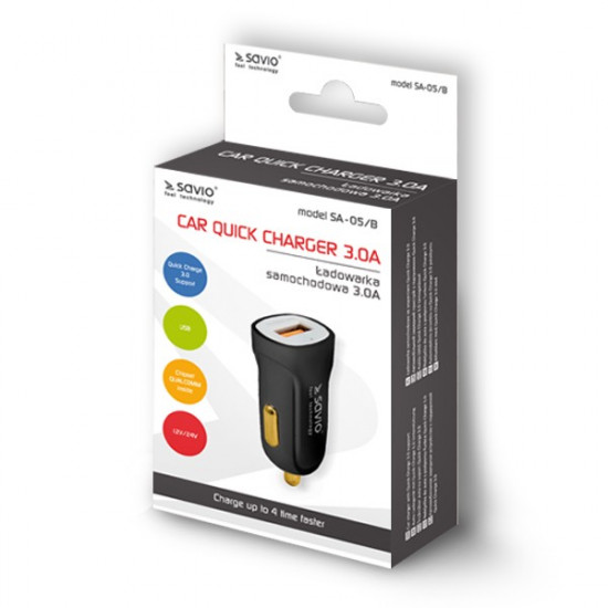 Car charger SA05 black