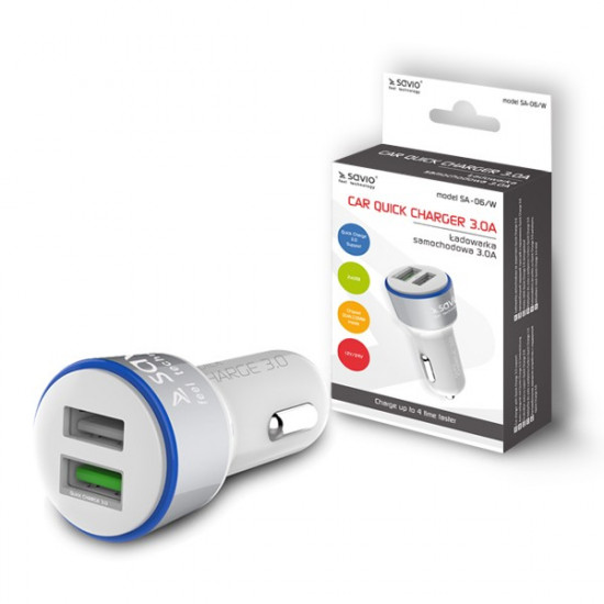 Car charger SA06 white